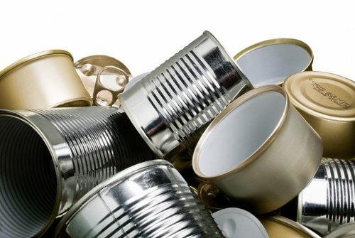 Electric low-carbon waste collection van on a Wembley street